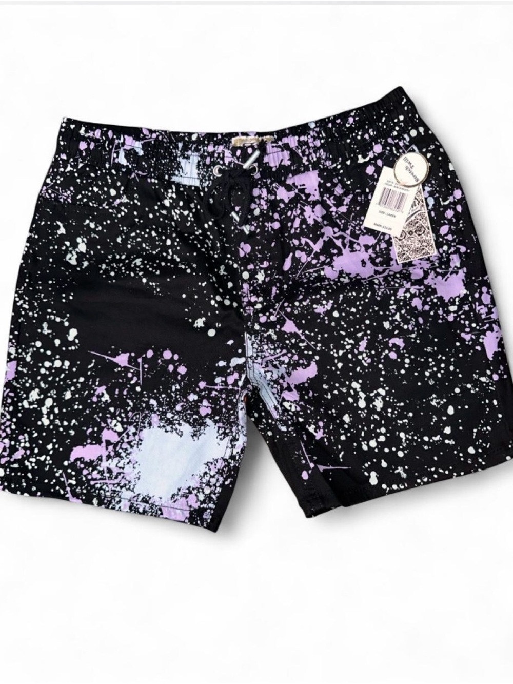 NWT Drill Clothing Company Fresh Prints of Bel-Air Stretch Twill black shorts
